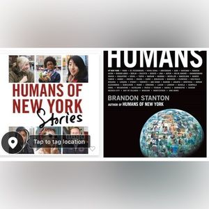 2 books Humans Of New York Stories AND Humans hardcover books for price of one!
